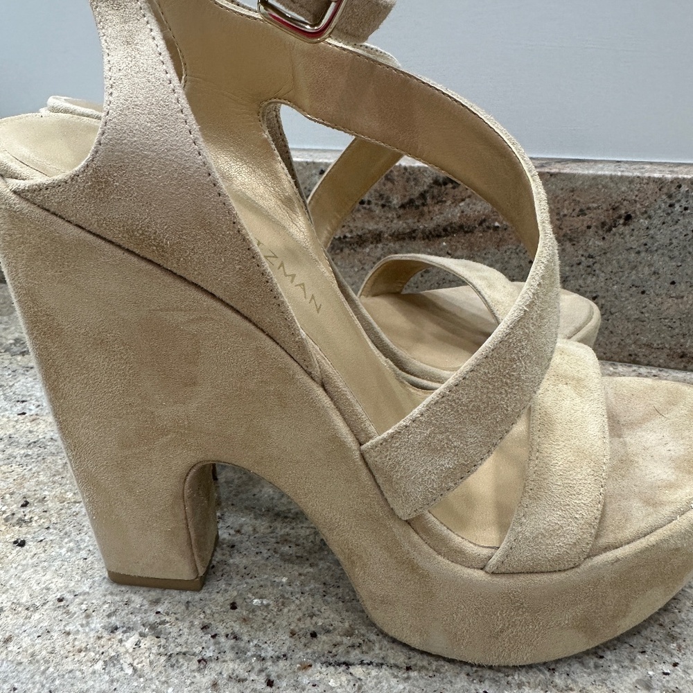 Stuart Weitzman Suede Heels - Picture 3 of 9